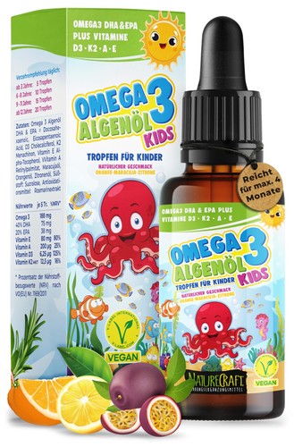 Omega kids algenöl - omega-3,